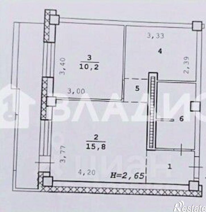 2-комн квартира ул 51-й Гвардейской, 30б,  д. 30б