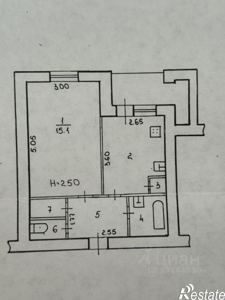 1-комн квартира улица Николая Отрады, 10,  д. 10