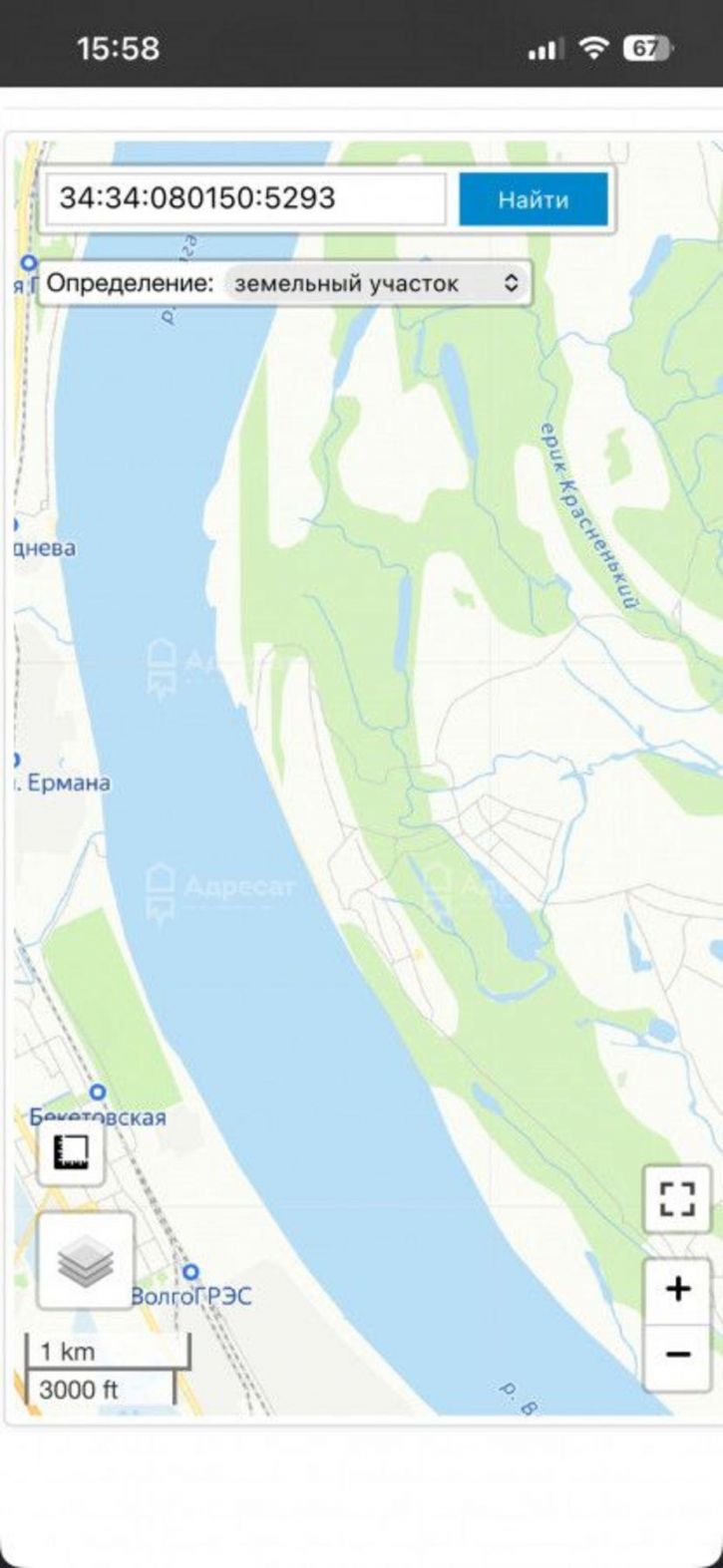 Земельный участок хутор Бекетовский перекат