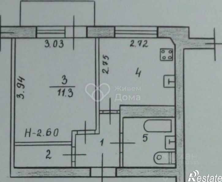 1-комн квартира улица Хорошева, 14,  д. 14