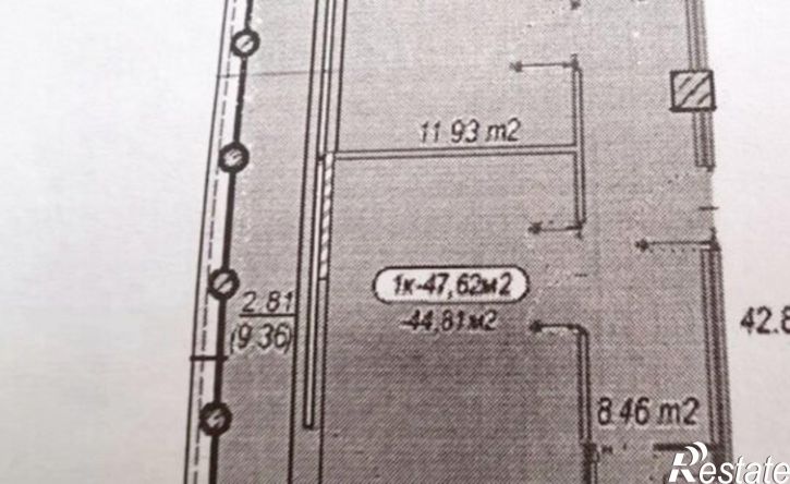 1-комн квартира улица Пархоменко, 2А,  д. 2А