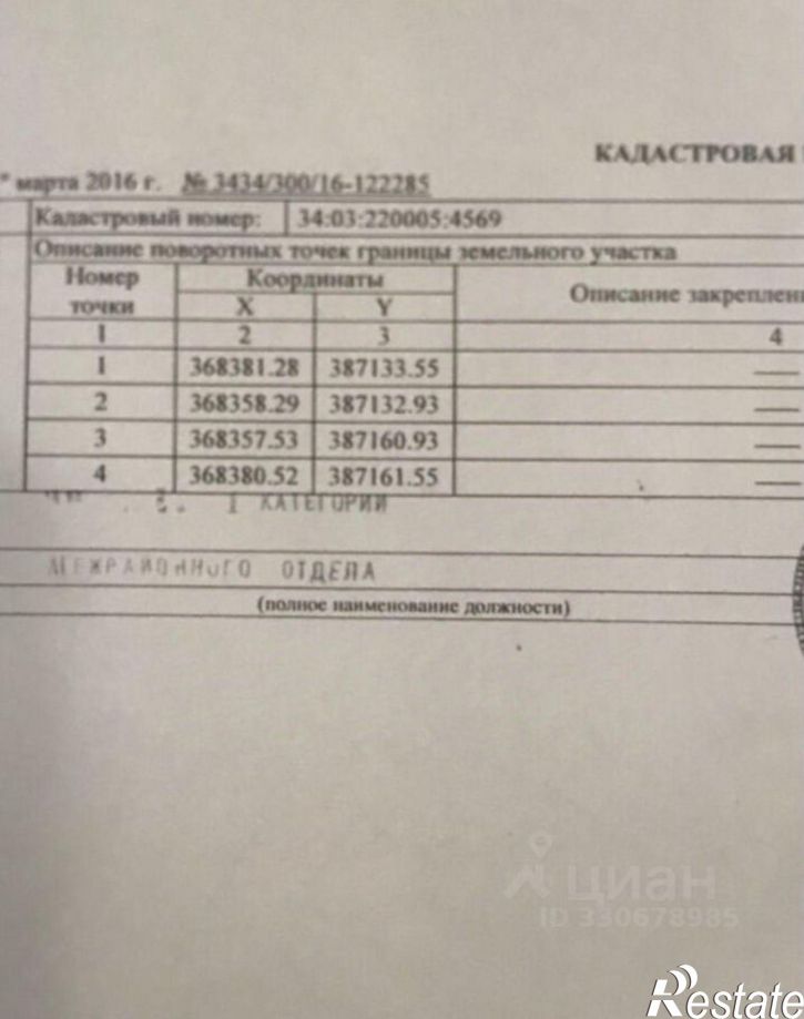 Земельный участок ул Крупинская, 21,  д. 21