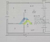 1-комн, 36кв м, этаж 17/22 улица Степанищева, 2А