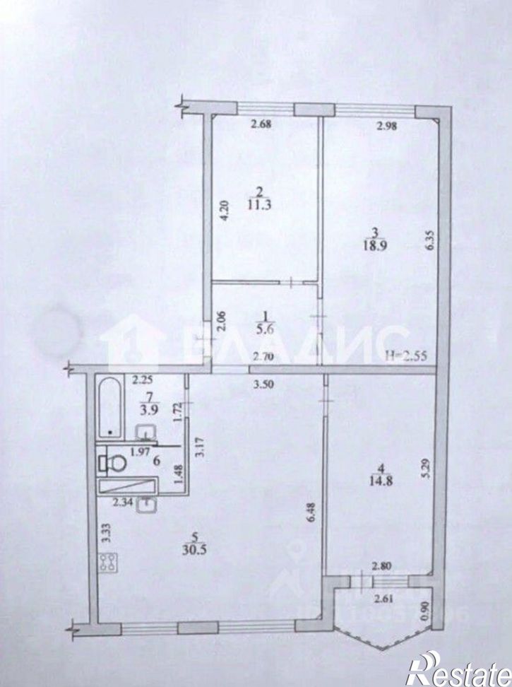 4-комн квартира ул 8-й Воздушной Армии, 33,  д. 33