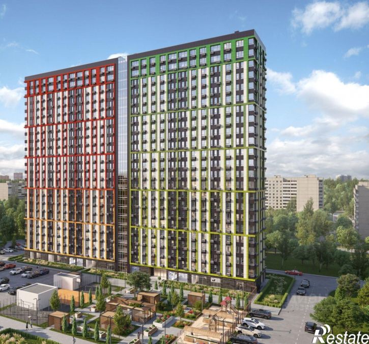 1-комн квартира в новом доме район Семь Ветров, улица 8-й Воздушной Армии