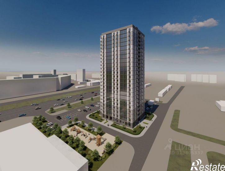 1-комн квартира в новом доме ул им. Землячки, 31а,  д. 31а