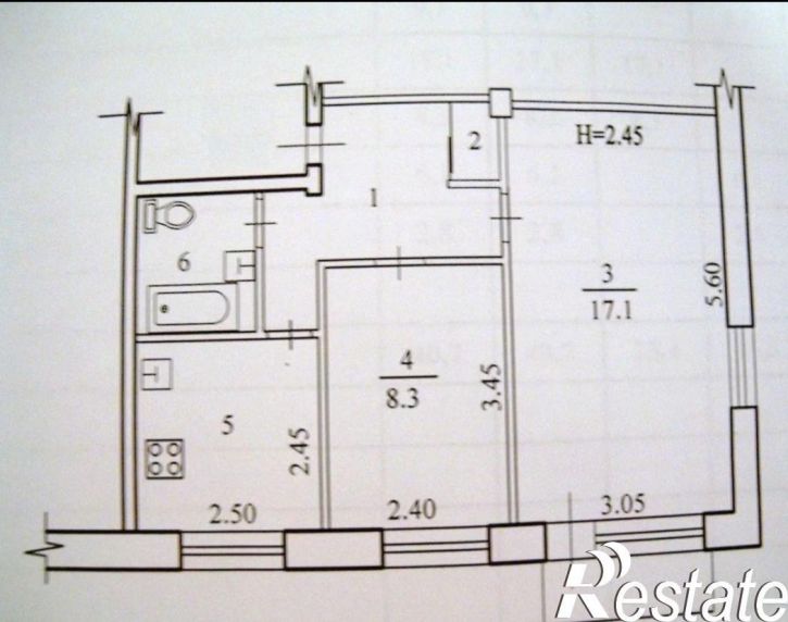 2-комн квартира Жолудева, 26
