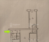 3-комн, 54.3кв м, этаж 5/5 ул. им. Кирова,  д.122
