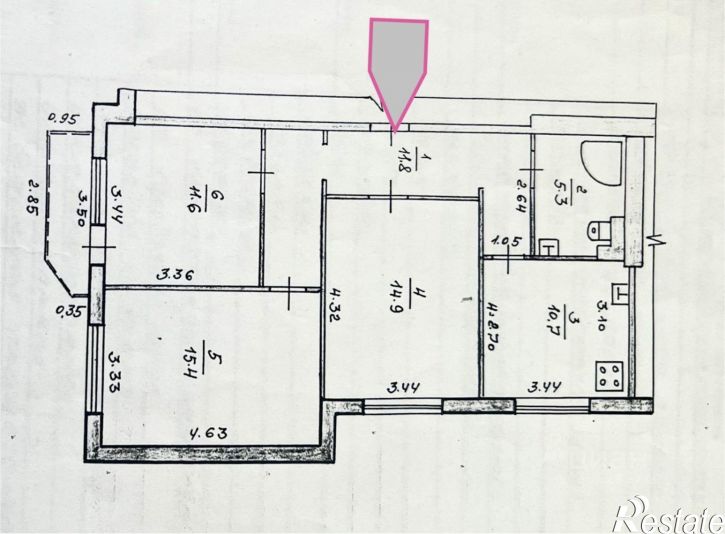 3-комн квартира ул им. Хользунова, 36/4,  д. 36/4