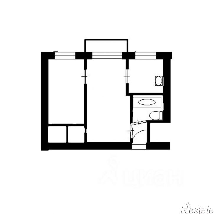 2-комн квартира ул Бакинская, 1,  д. 1