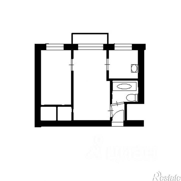 2-комн квартира ул Бакинская, 1,  д. 1