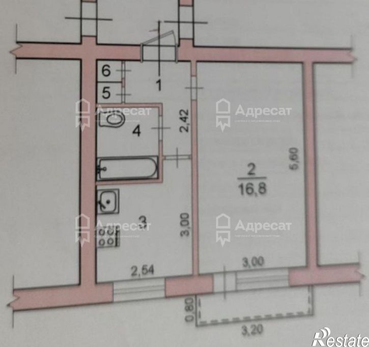 1-комн квартира ул. Панфиловская,  д.4