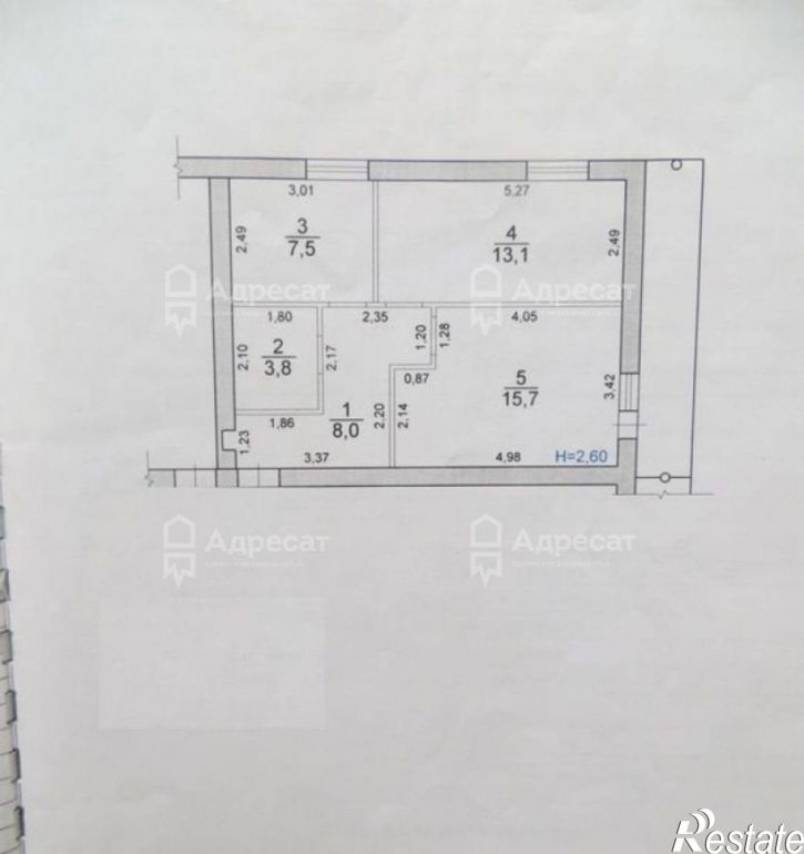 2-комн квартира ул. Тимирязева,  д.42