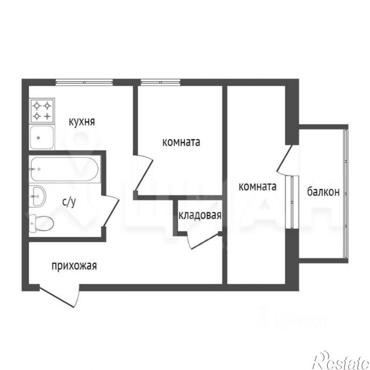 2-комн квартира ул Удмуртская, 47а,  д. 47а