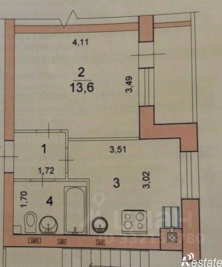 1-комн квартира ул им. профессора Иншакова, 6,  д. 6