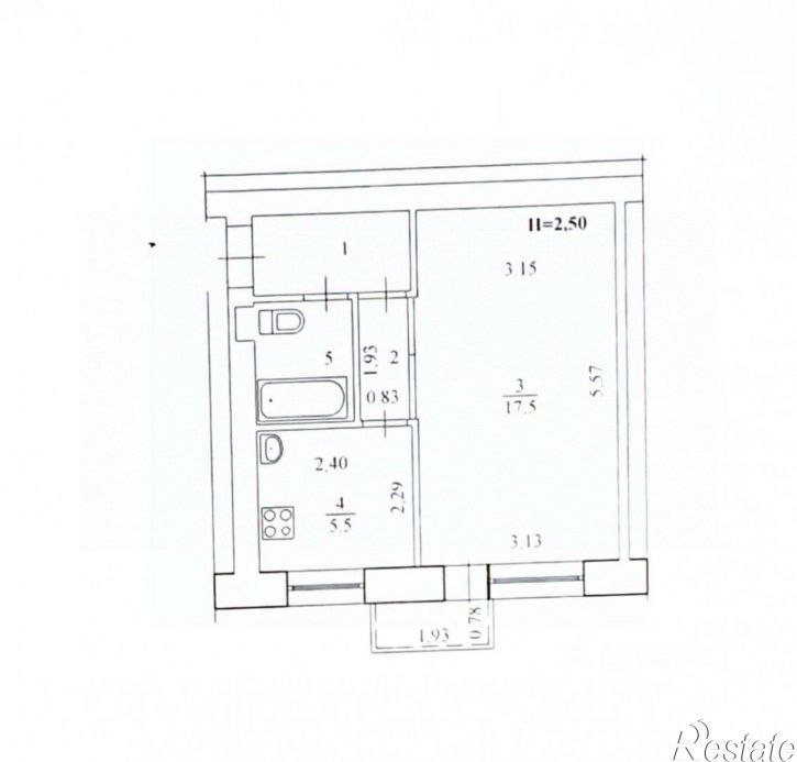 1-комн квартира пр-кт им. В.И. Ленина, 149,  д. 149