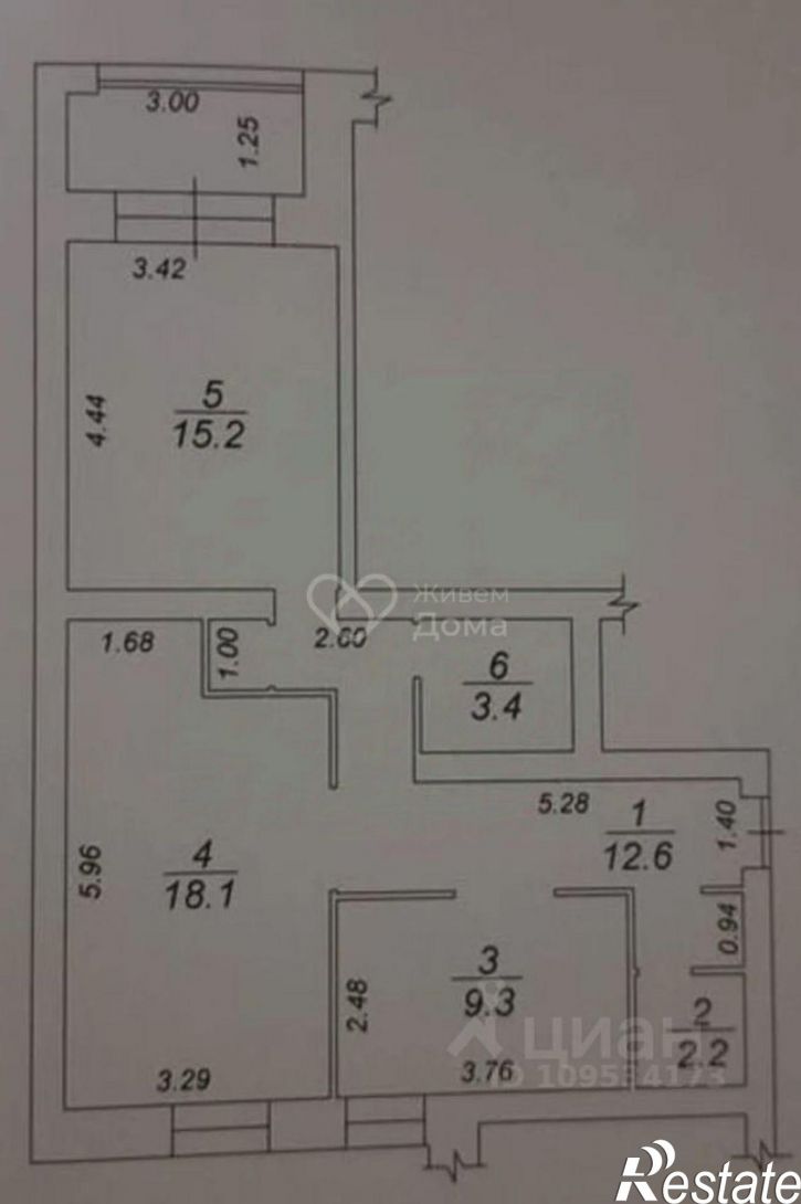2-комн квартира ул Санаторная, 8а,  д. 8а
