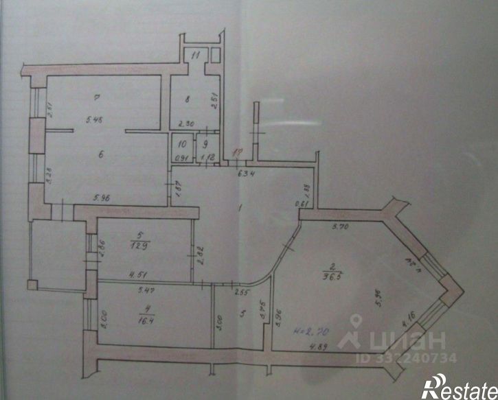 3-комн квартира ул им. Карла Маркса, 7,  д. 7