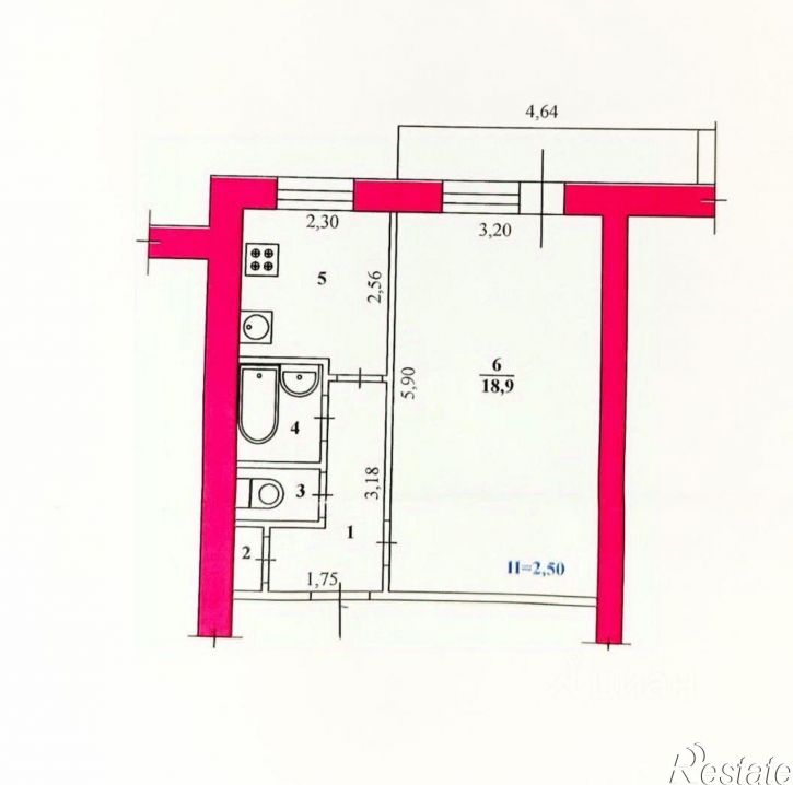1-комн квартира пр-кт им. В.И. Ленина, 51а,  д. 51а