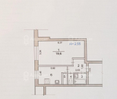 1-комн, 35.8кв м, этаж 4/5 ул. им. Голубятникова,  д.10
