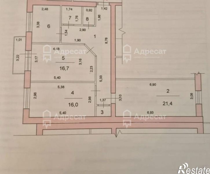 3-комн квартира ул. Электролесовская,  д.86