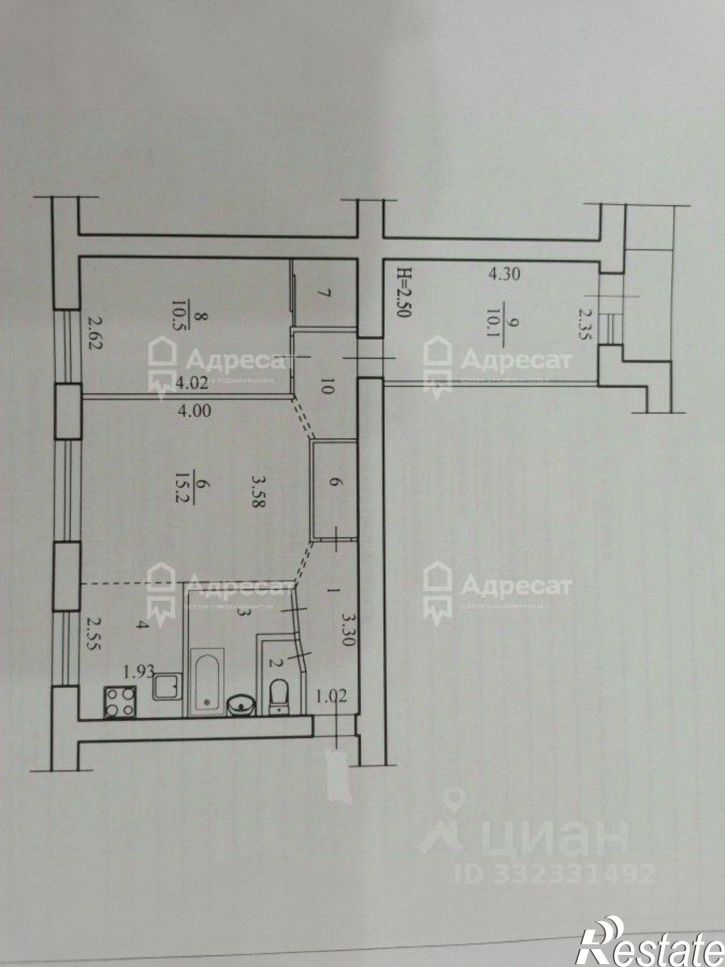 3-комн квартира ул Гороховцев, 2,  д. 2