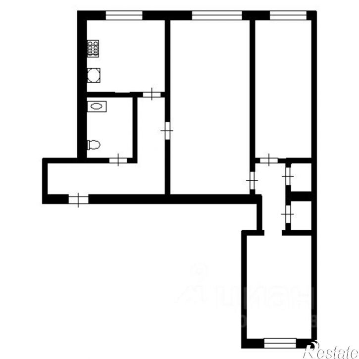 3-комн квартира ул им. Землянского, 9,  д. 9