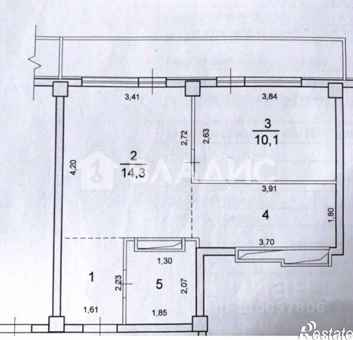 2-комн квартира ул 51-й Гвардейской, 30,  д. 30