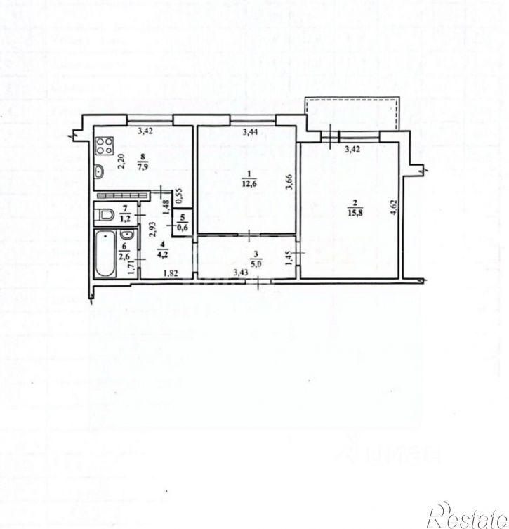 2-комн квартира ул им. Кирова, 98,  д. 98