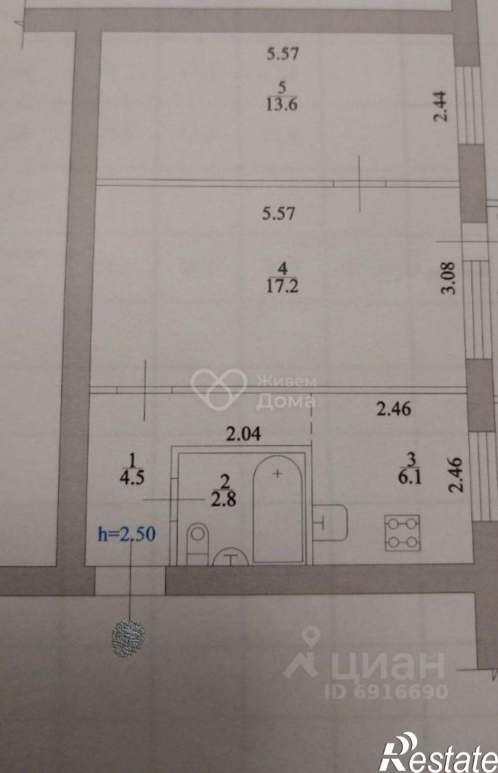 2-комн квартира ул Даугавская, 11,  д. 11