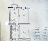 3-комн, 74.3кв м, этаж 3/5 ул. маршала Чуйкова,  д.11