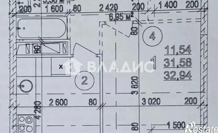 1-комн квартира ул Тарифная, 11,  д. 11