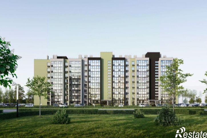 2-комн квартира в новом доме улица Константина Симонова