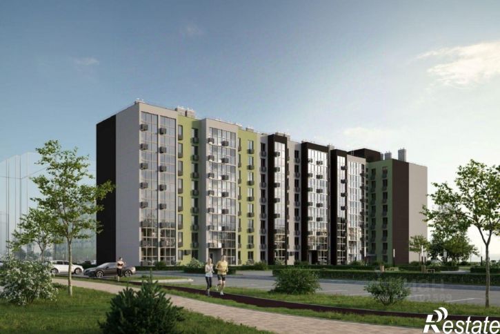 2-комн квартира в новом доме улица Константина Симонова