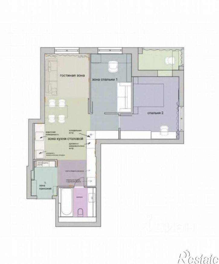 3-комн квартира ул им. Репина, 72,  д. 72