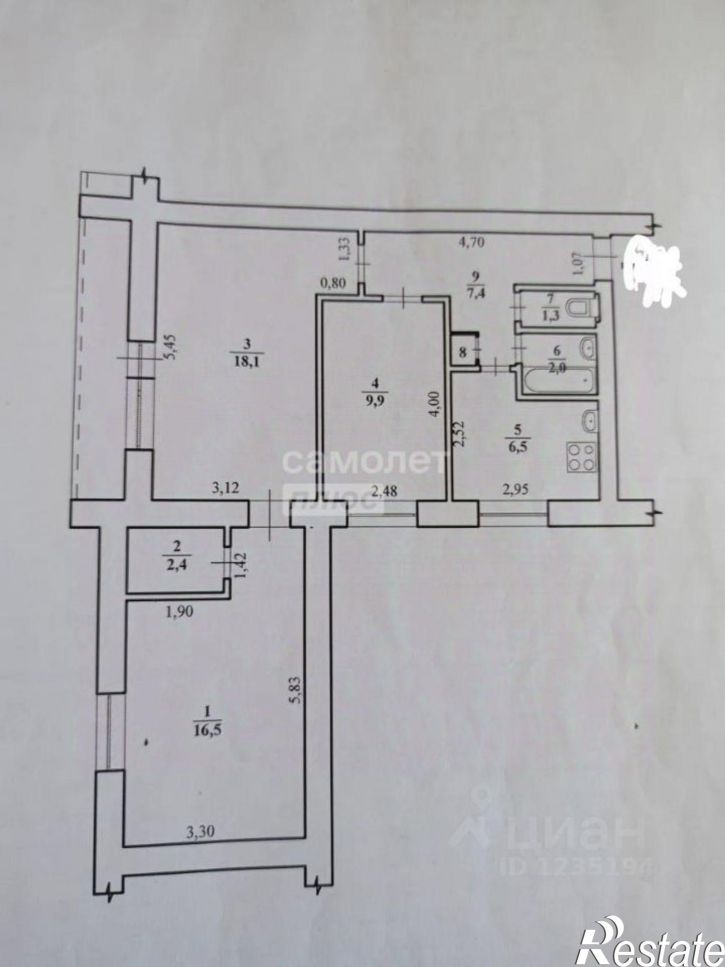 3-комн квартира ул им. Кирова, 127а,  д. 127а