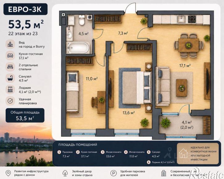 2-комн квартира ул Ангарская, 100а,  д. 100а