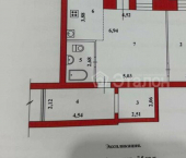 3-комн, 76кв м, этаж 2/16 пр-кт им. Маршала Советского Союза Г.К. Жукова, 98/6