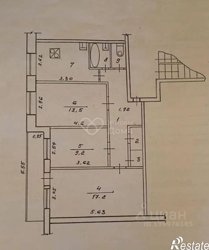 3-комн квартира ул Ростовская, 19,  д. 19