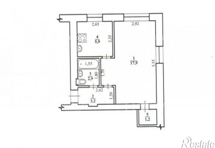 1-комн квартира ул. 64-й Армии,  д.16