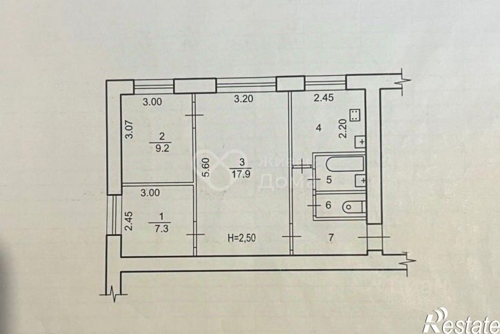 3-комн квартира ул Метростроевская, 7,  д. 7