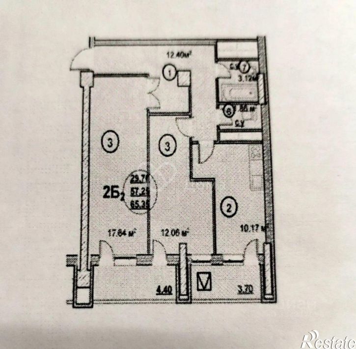 2-комн квартира б-р 30-летия Победы, 19б,  д. 19б