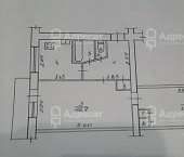 2-комн, 44кв м, этаж 4/5 ул Хиросимы, 9