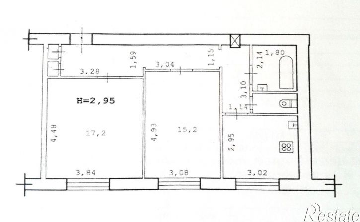 2-комн квартира ул Комсомольская, 10,  д. 10