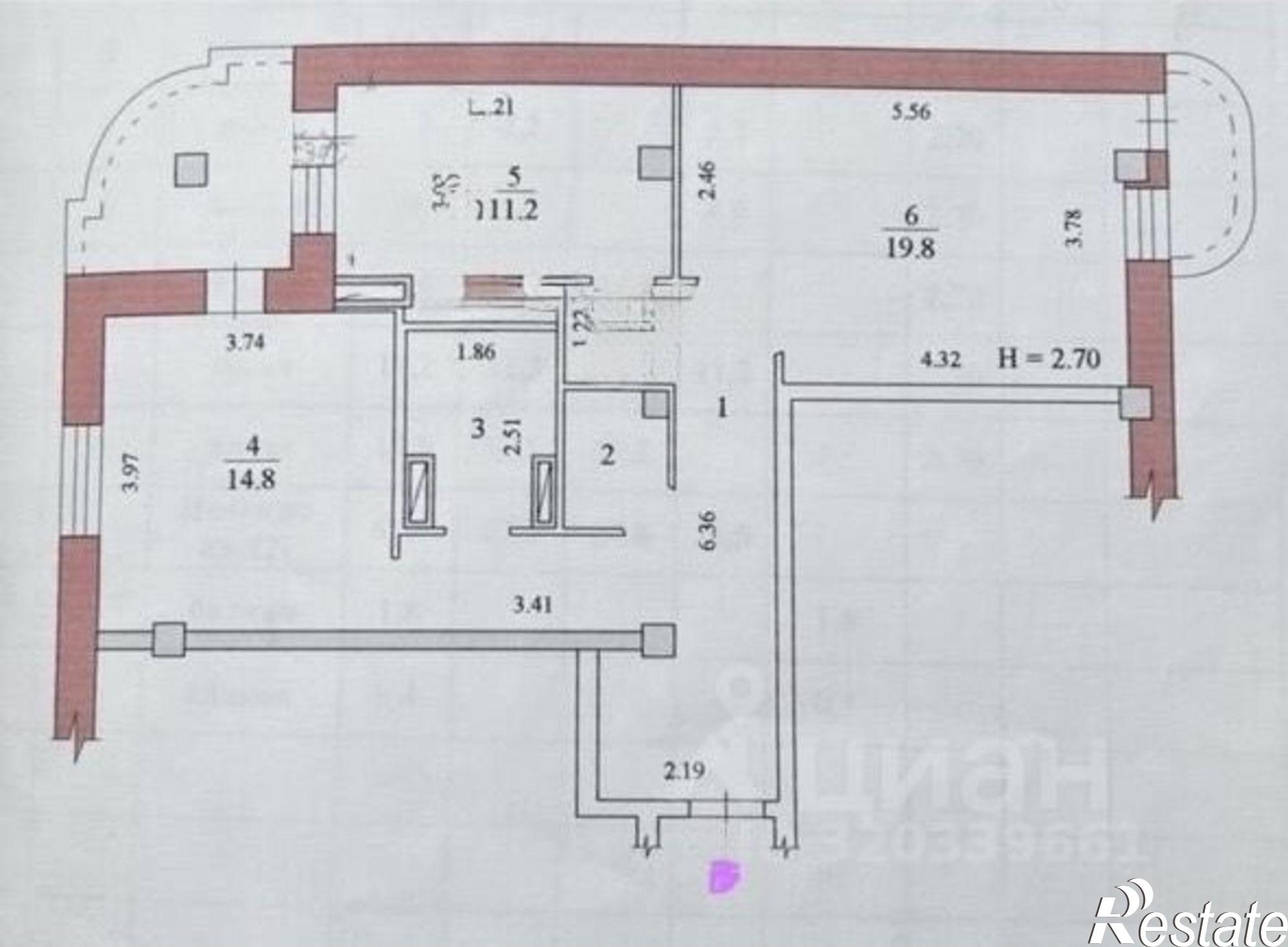 Купить квартиру за 8 700 000 рублей на Баррикадная, 19а