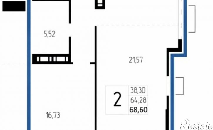 2-комн квартира б-р 30-летия Победы, 30а,  д. 30а