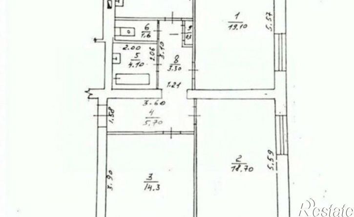 3-комн квартира ул им. Писемского, 26,  д. 26
