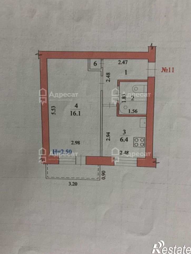 1-комн квартира ул. Новосибирская,  д.70