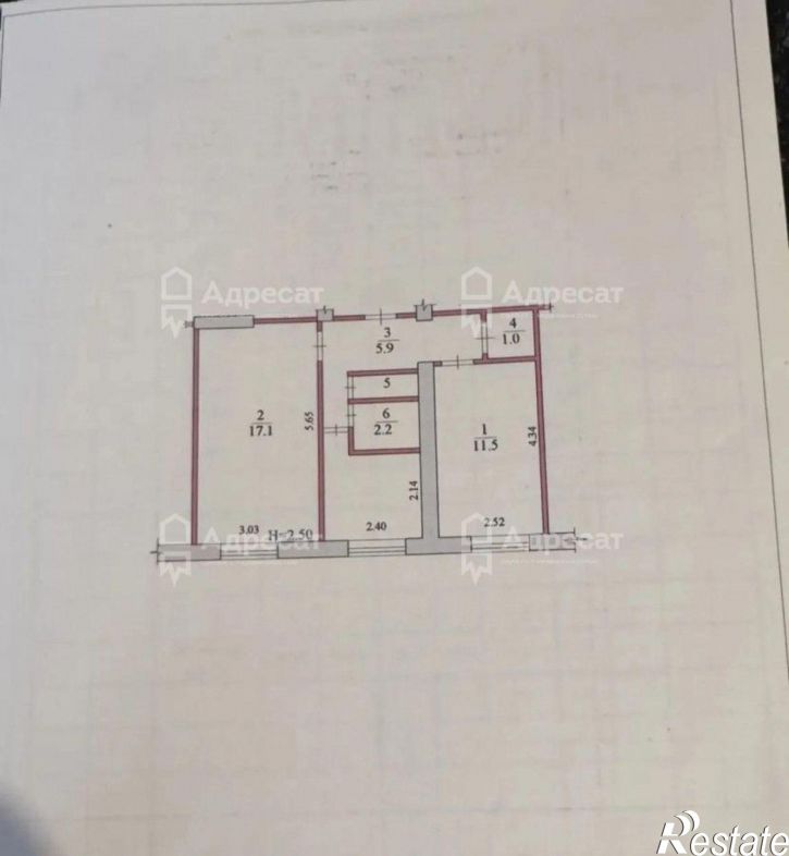 2-комн квартира ул. Баумана,  д.4