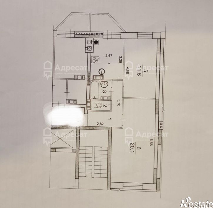 2-комн квартира ул. им. старшего Лейтенанта Токарева,  д.9